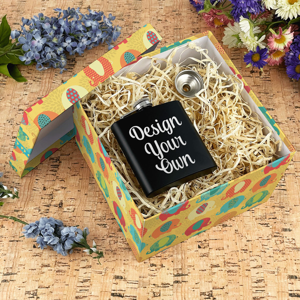 Cute Elephants Gift Boxes with Lid - Canvas Wrapped - X-Large - In Context