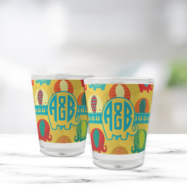 Cute Elephants Glass Shot Glass - Standard - LIFESTYLE
