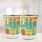 Cute Elephants Glass Shot Glass - with gold rim - LIFESTYLE