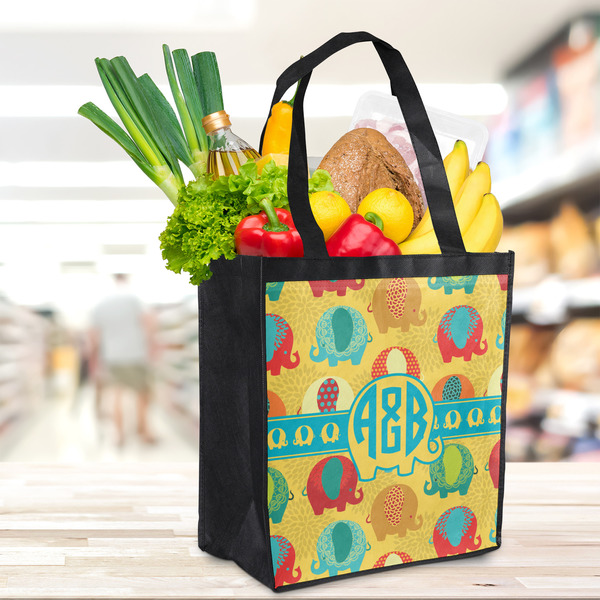 Cute Elephants Grocery Bag - LIFESTYLE