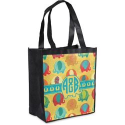Cute Elephants Grocery Bag (Personalized)