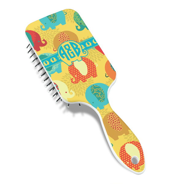 Cute Elephants Hair Brush - Angle View