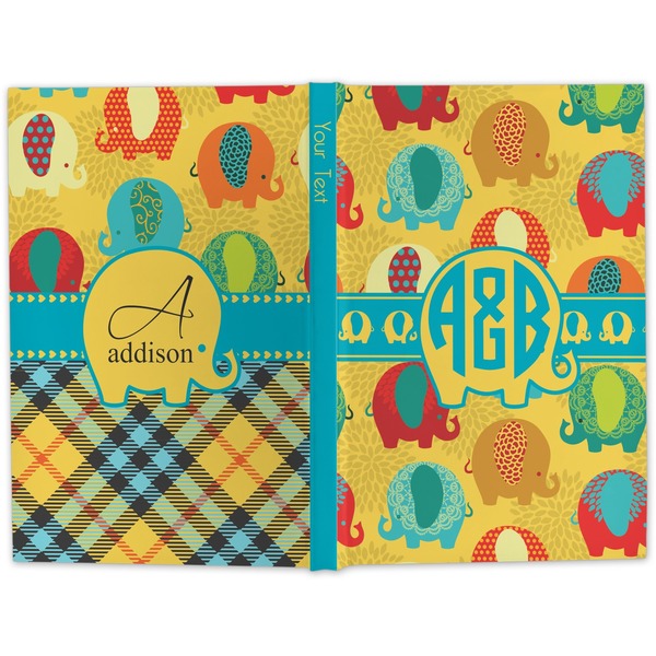 Cute Elephants Hard Cover Journal - Apvl