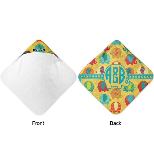 Cute Elephants Hooded Baby Towel- Approval