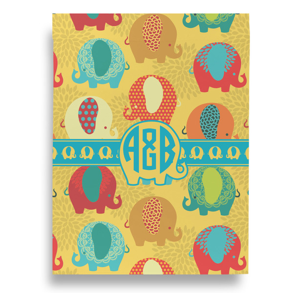 Cute Elephants House Flags - Single Sided - FRONT