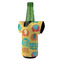 Cute Elephants Jersey Bottle Cooler - ANGLE (on bottle)