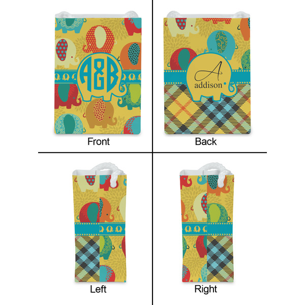 Cute Elephants Jewelry Gift Bag - Gloss - Approval