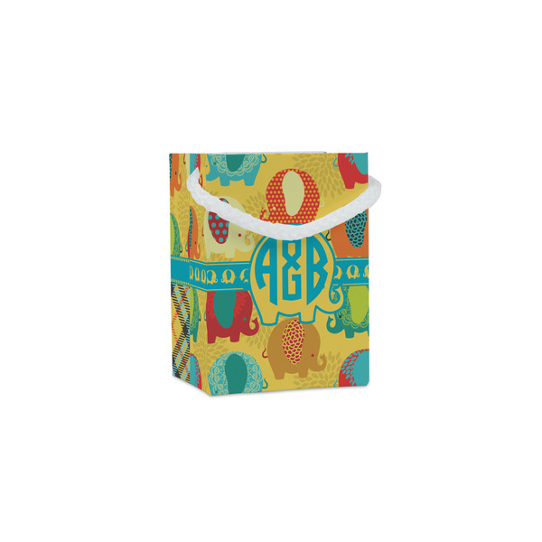 Custom Cute Elephants Jewelry Gift Bags (Personalized)