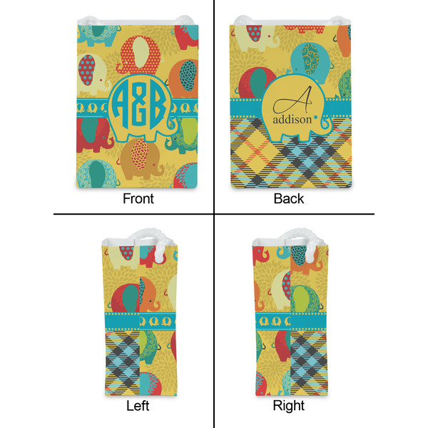 Cute Elephants Jewelry Gift Bag - Matte - Approval