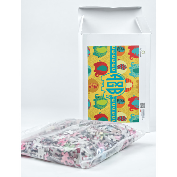 Cute Elephants Jigsaw Puzzle 1014 Piece - Box