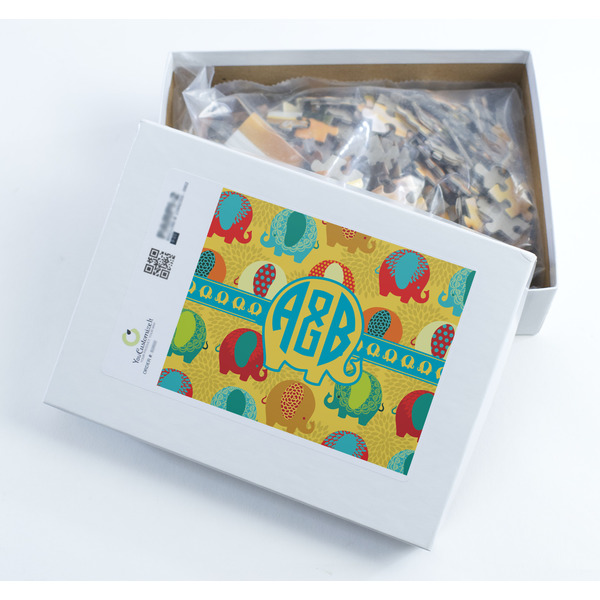 Cute Elephants Jigsaw Puzzle 252 Piece - Box