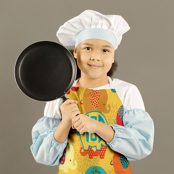 Cute Elephants Kid's Aprons - Medium - Lifestyle