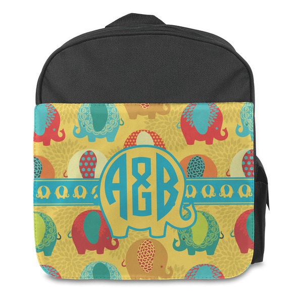 Cute Elephants Kids Backpack - Front