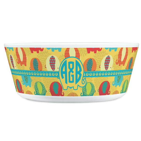 Cute Elephants Kids Bowls - FRONT