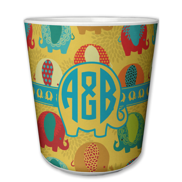 Custom Cute Elephants Plastic Tumbler 6oz (Personalized)