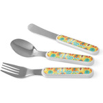 Cute Elephants Kid's Flatware (Personalized)