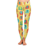 Cute Elephants Ladies Leggings - 2X-Large