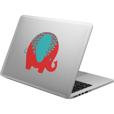 Cute Elephants Laptop Decal (Personalized)