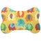 Cute Elephants Bone Shaped Dog Food Mat (Personalized)