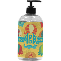 Cute Elephants Plastic Soap / Lotion Dispenser (Personalized)