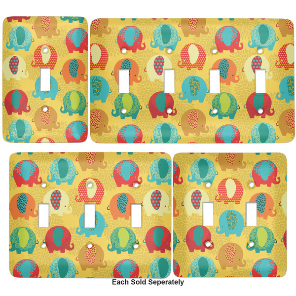 Cute Elephants Light Switch Covers all sizes