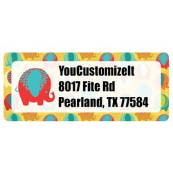 Cute Elephants Return Address Labels (Personalized)