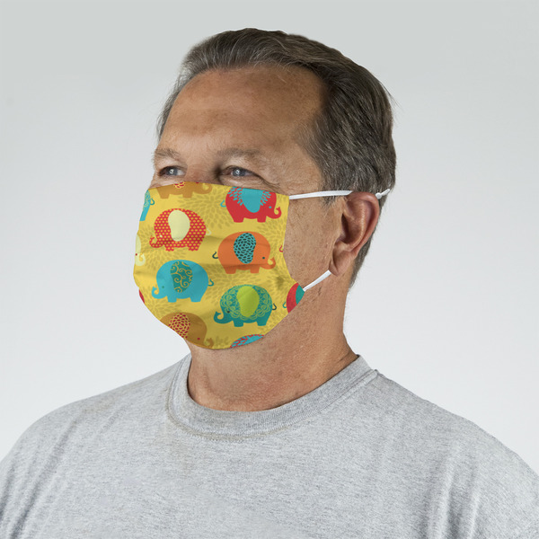 Cute Elephants Mask - Quarter View on Guy