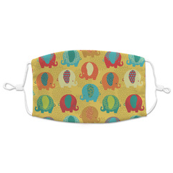 Cute Elephants Adult Cloth Face Mask - XLarge