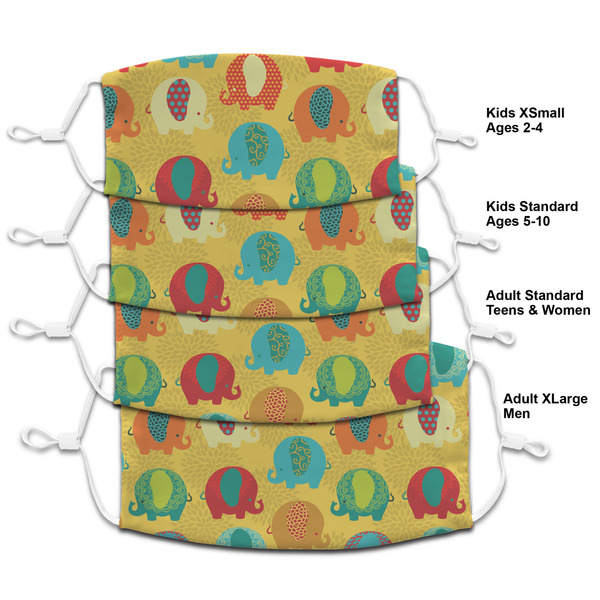 Cute Elephants Mask1 Composite
