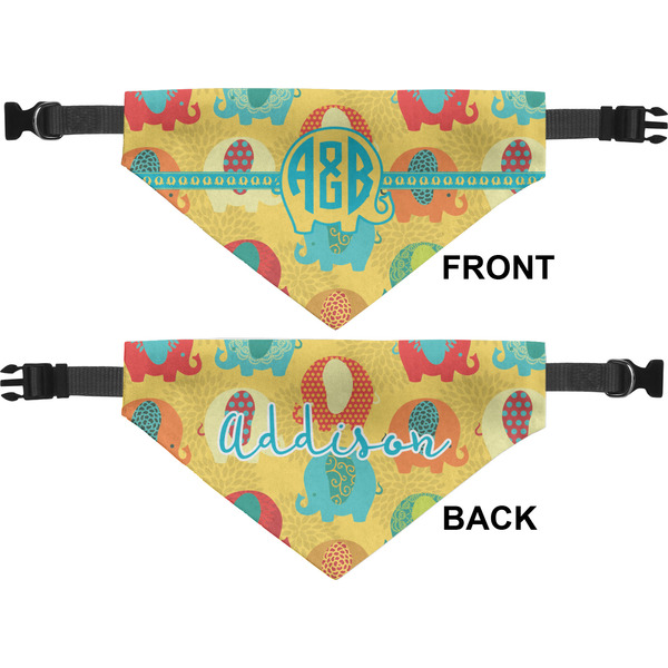 Cute Elephants Medium Dog Bandana Approval