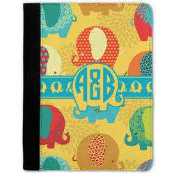 Cute Elephants Notebook Padfolio w/ Couple's Names