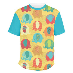 Cute Elephants Men's Crew T-Shirt - Medium