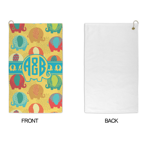 Cute Elephants Microfiber Golf Towels - APPROVAL
