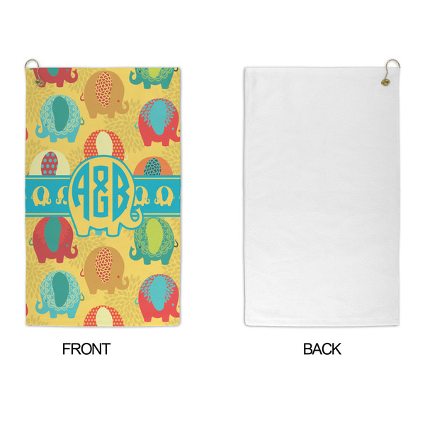 Cute Elephants Microfiber Golf Towels - APPROVAL