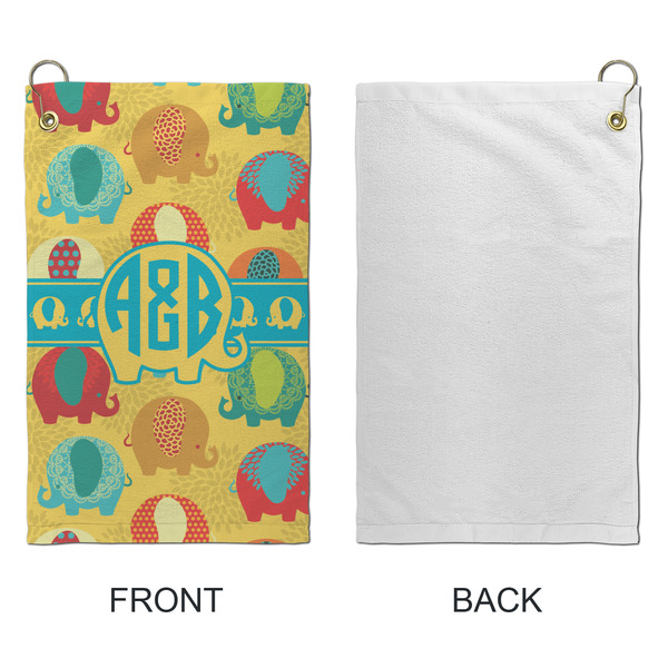 Cute Elephants Microfiber Golf Towels - Small - APPROVAL