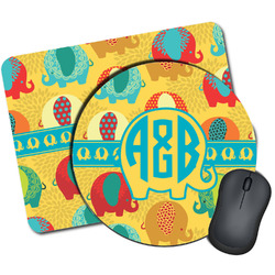 Cute Elephants Mouse Pad (Personalized)