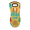 Cute Elephants Neoprene Oven Mitt - Single w/ Couple's Names
