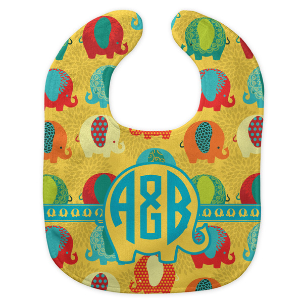 Cute Elephants New Bib Flat Approval