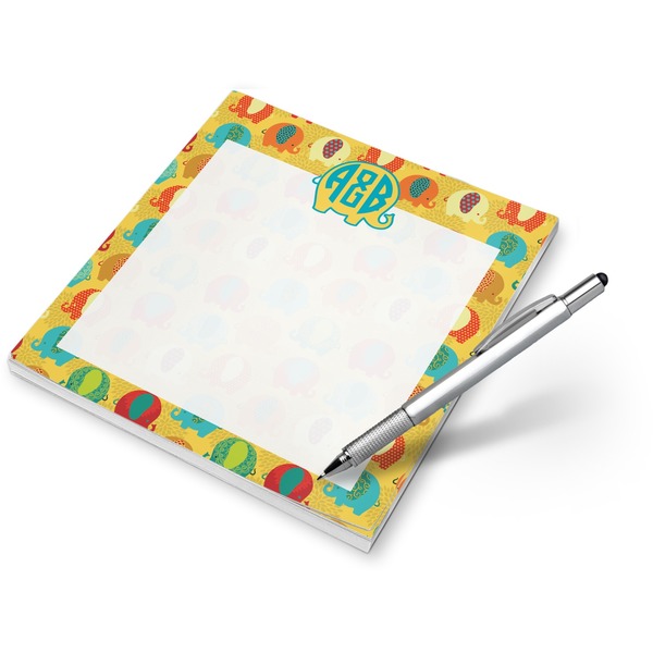 Custom Cute Elephants Notepad (Personalized)