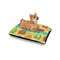 Cute Elephants Outdoor Dog Beds - Small - IN CONTEXT