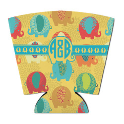 Cute Elephants Party Cup Sleeve - with Bottom (Personalized)
