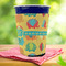 Cute Elephants Party Cup Sleeves - with bottom - Lifestyle