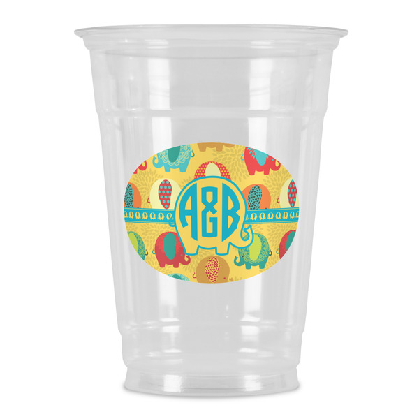 Custom Cute Elephants Party Cups - 16oz (Personalized)