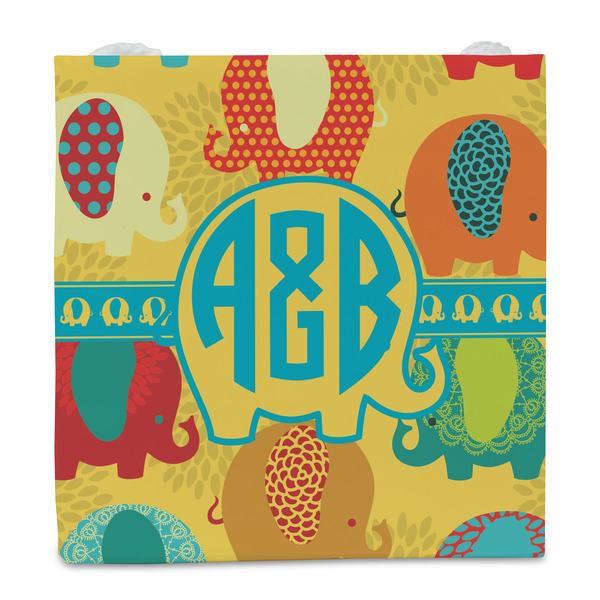 Cute Elephants Party Favor Gift Bag - Gloss - Front