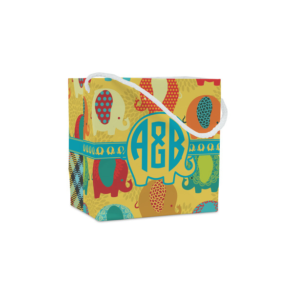 Custom Cute Elephants Party Favor Gift Bags (Personalized)