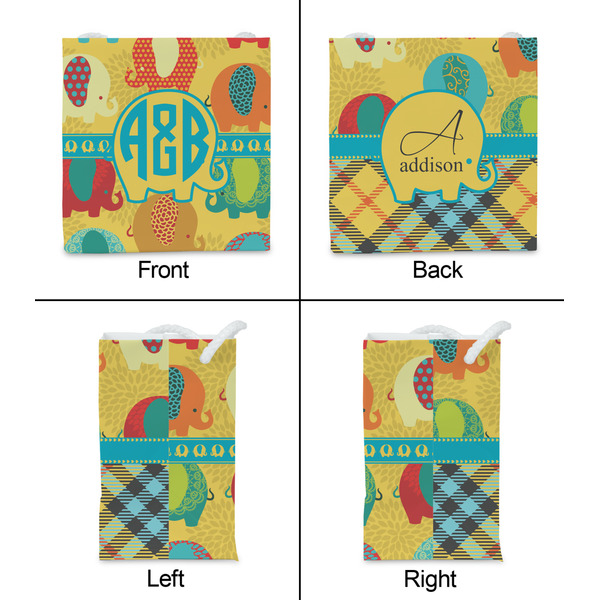 Cute Elephants Party Favor Gift Bag - Matte - Approval