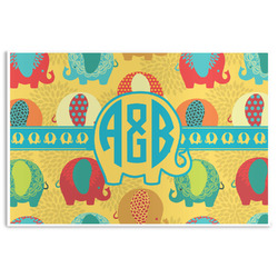 Cute Elephants Disposable Paper Placemats (Personalized)
