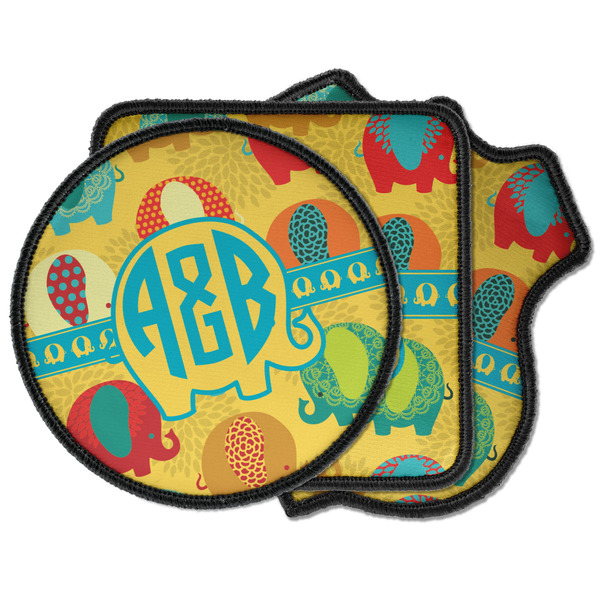 Custom Cute Elephants Iron on Patches (Personalized)