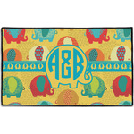 Cute Elephants Door Mat - 60"x36" (Personalized)