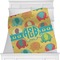 Cute Elephants Minky Blanket - Twin / Full - 80"x60" - Double Sided (Personalized)